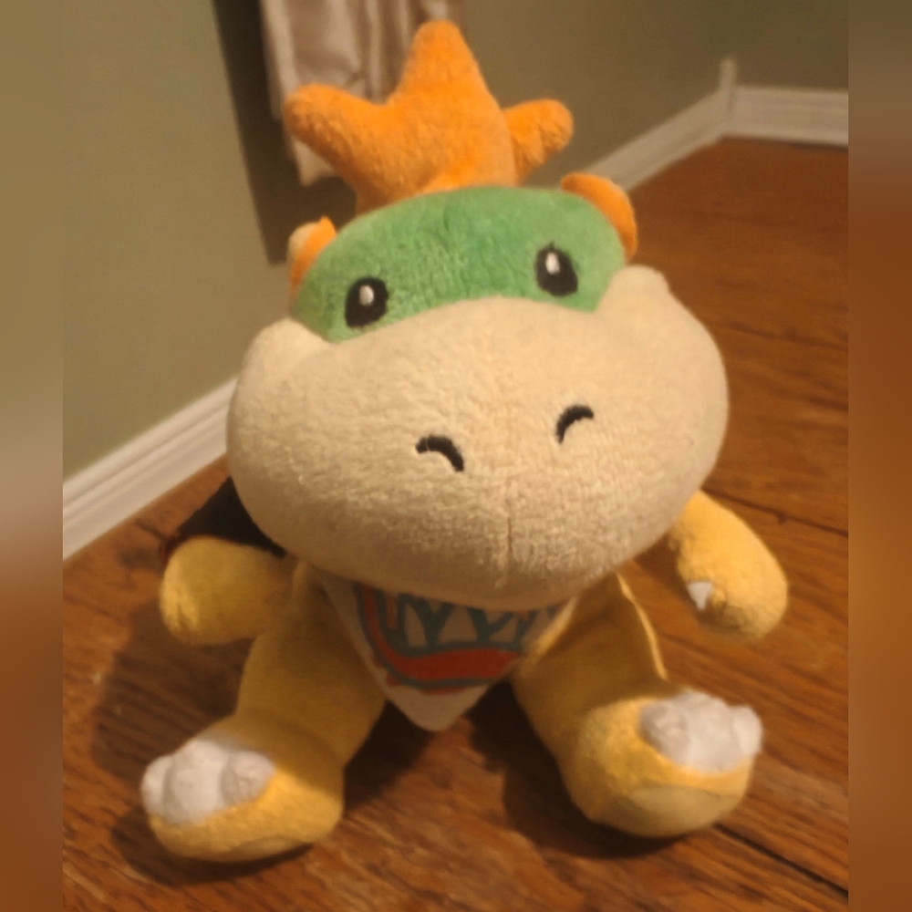 Official Bowser Junior Jr Plush SANEI Japan Nintendo Super Mario SS011-129